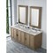 James Martin Vanities Portland 72in Double Vanity Whitewashed Walnut w/ 3 CM Eternal Jasmine Pearl Quartz Top 620-V72-WW-3EJP - alternate 5